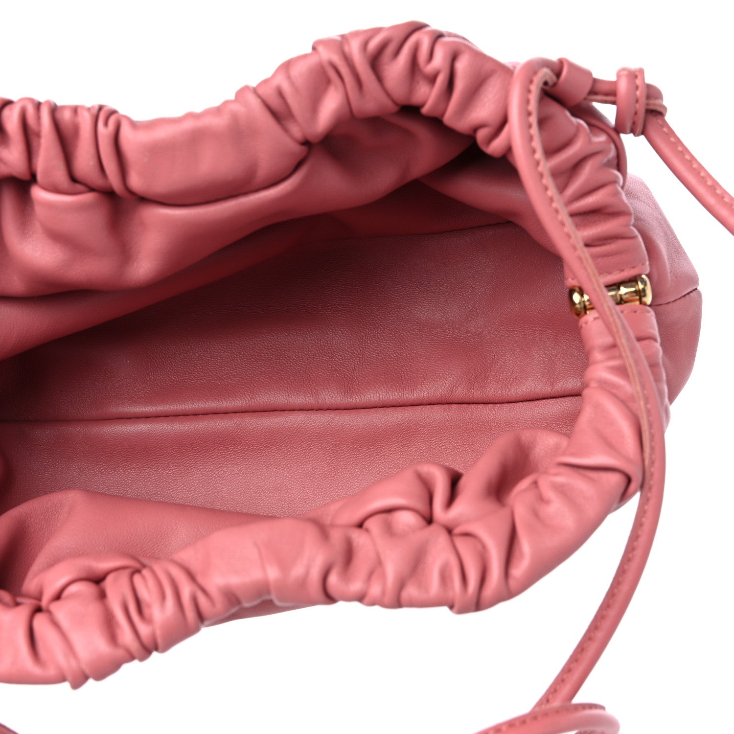 Mansur Gavriel Lambskin Mini Cloud Clutch Blush 5 of 10