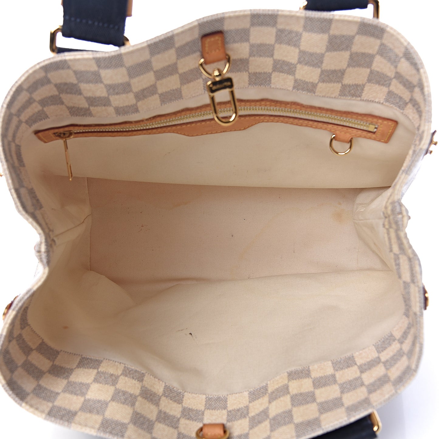 Damier Azur Beach Cabas PM