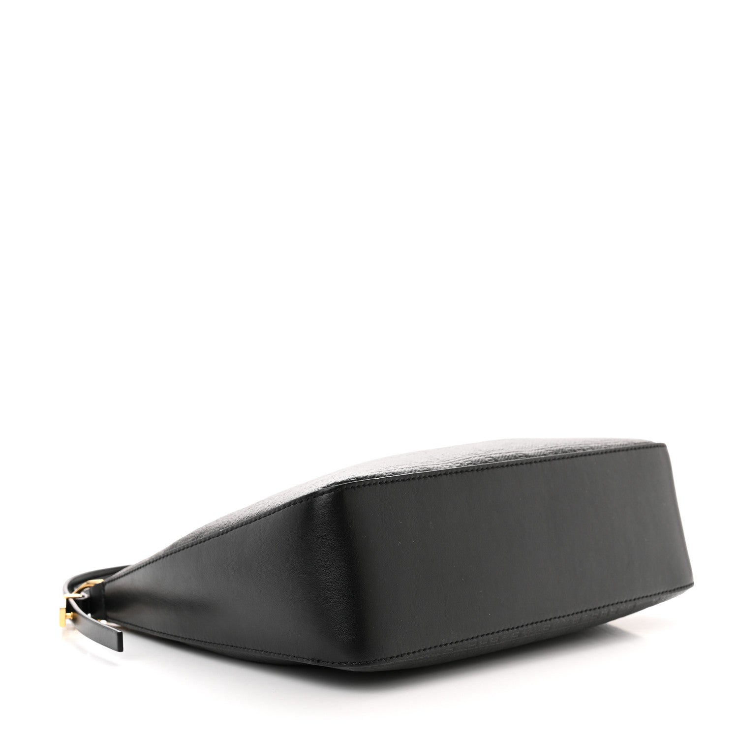 Givenchy Coated Canvas Logo 4G Embossed Small Moon Cut Out Shoulder Bag Black 4 of 11