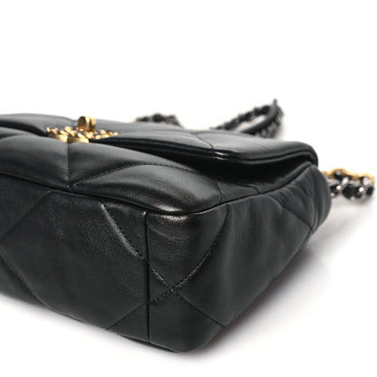 Chanel Lambskin Quilted Medium Chanel 19 Flap Black 10 of 10