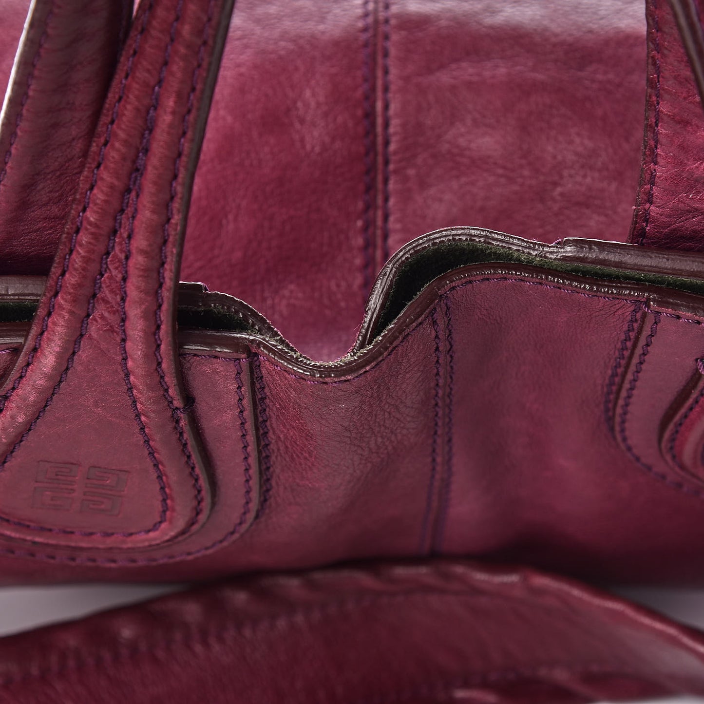 Lambskin North South Nightingale Aubergine
