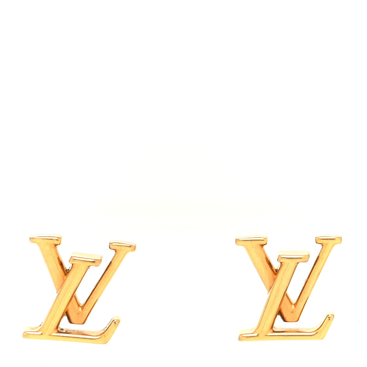 Metal LV Iconic Earrings Gold