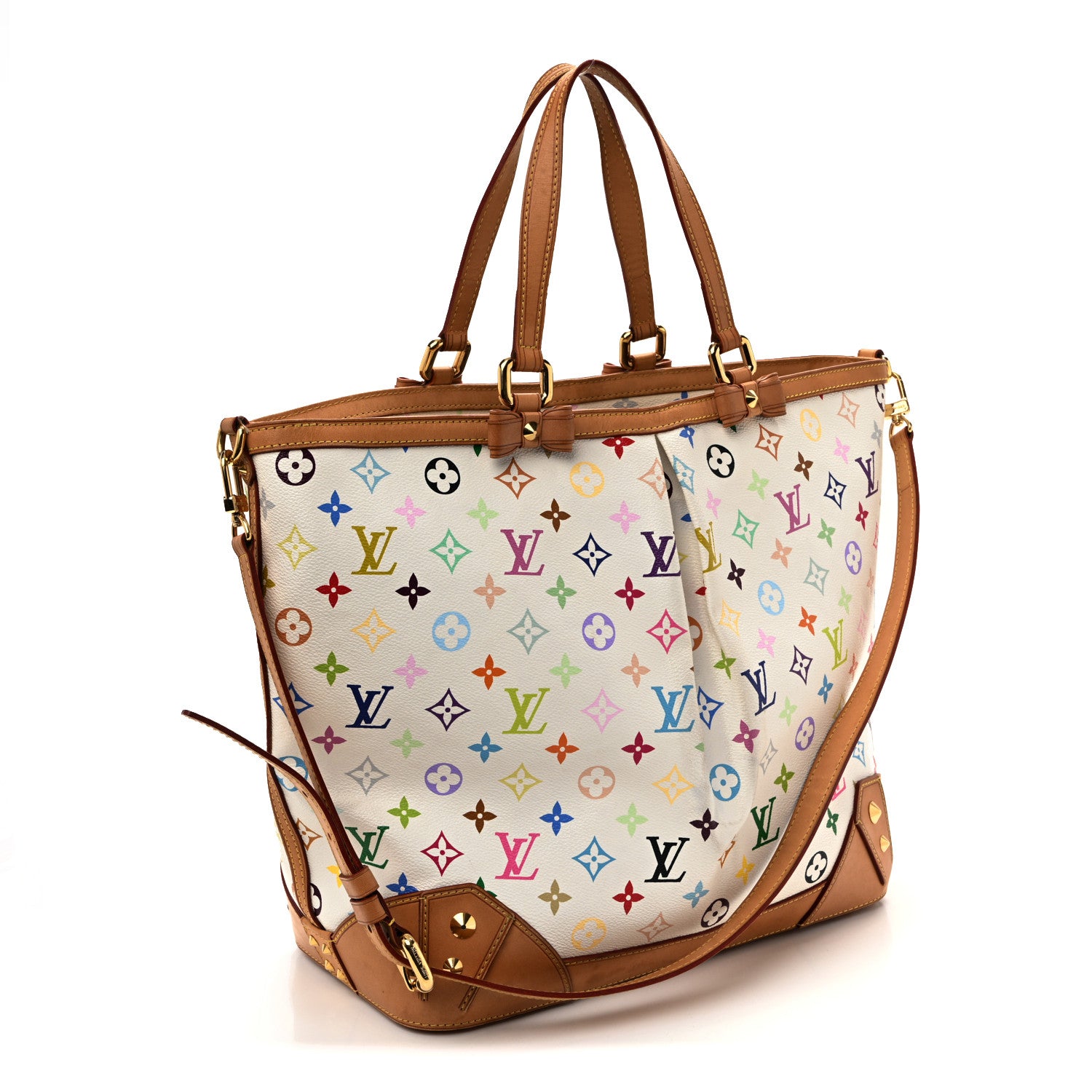 Louis Vuitton Monogram Multicolor Sharleen GM White White 3 of 10