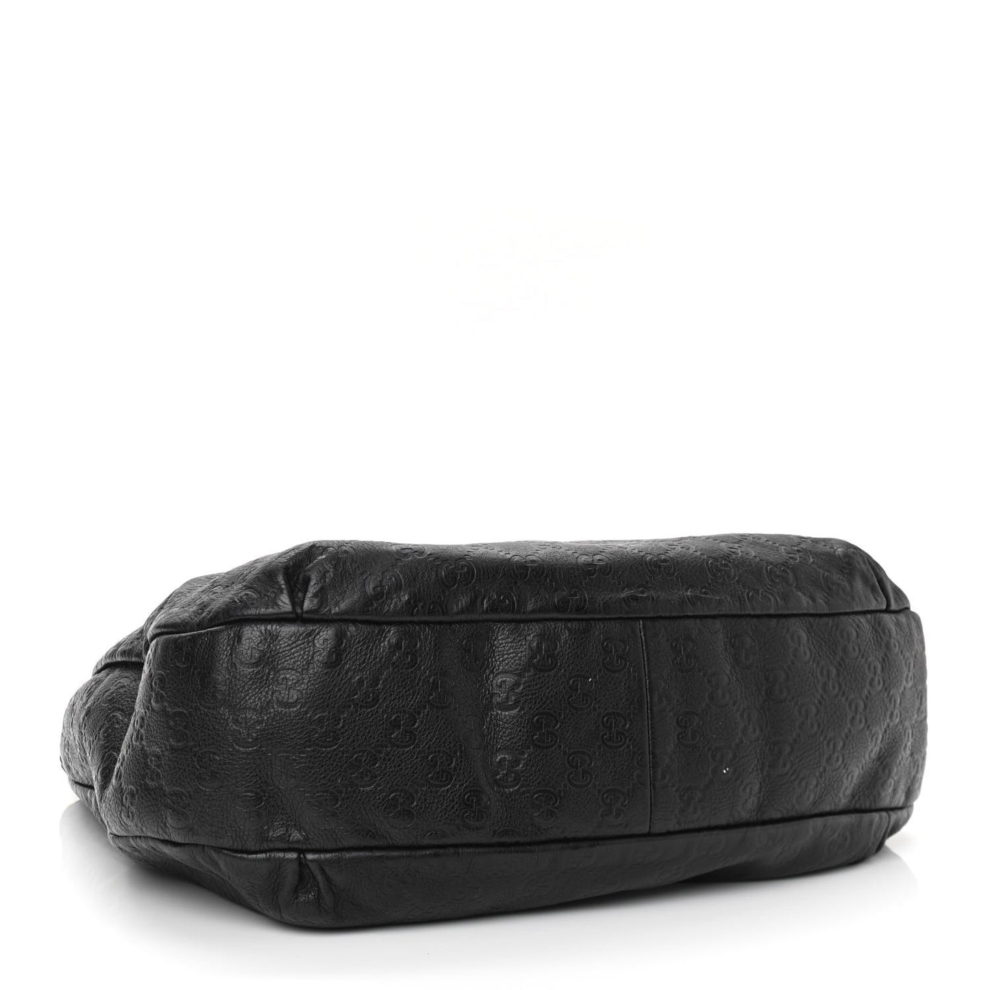 Guccissima Large New Ladies Web Hobo Black