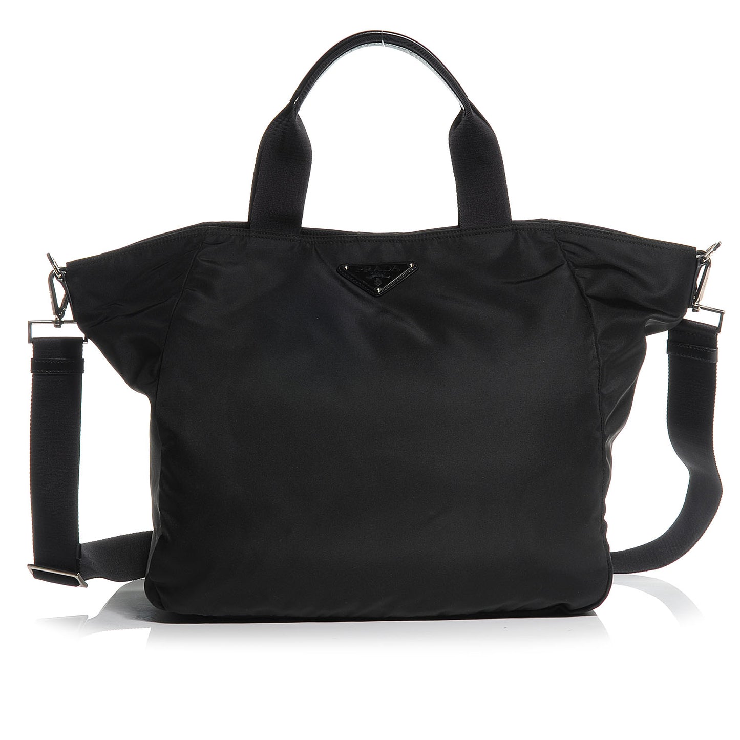 Tessuto Nylon Large Tote Nero Black