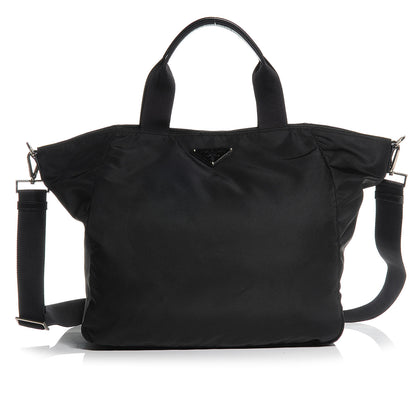 Prada Tessuto Nylon Large Tote Nero Black 1 of 11