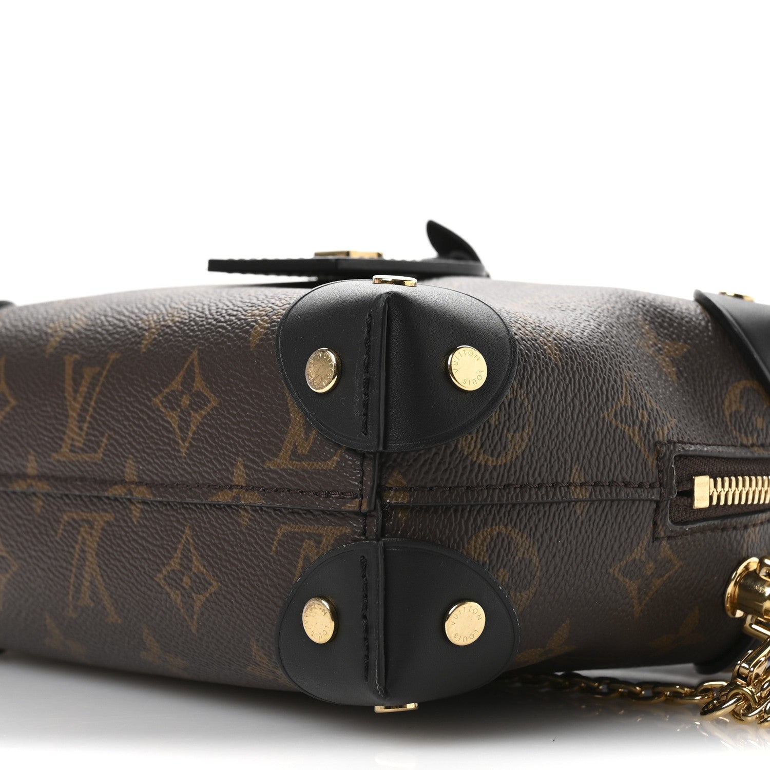 Louis Vuitton Monogram Petite Malle Souple Black 9 of 9