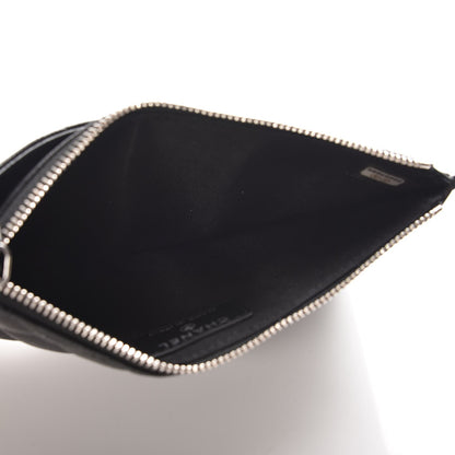 Chanel Iridescent Caviar Quilted Classic Zip Pouch Black 5 of 8