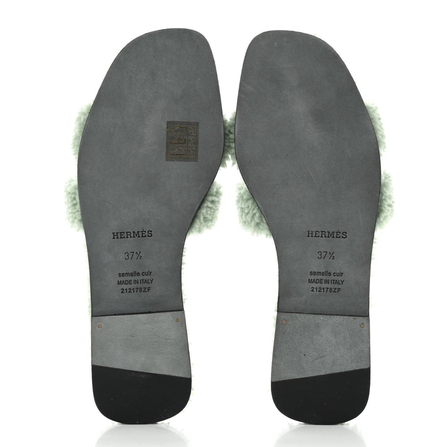 Woolskin Oran Sandals 37.5 Vert D’Eau