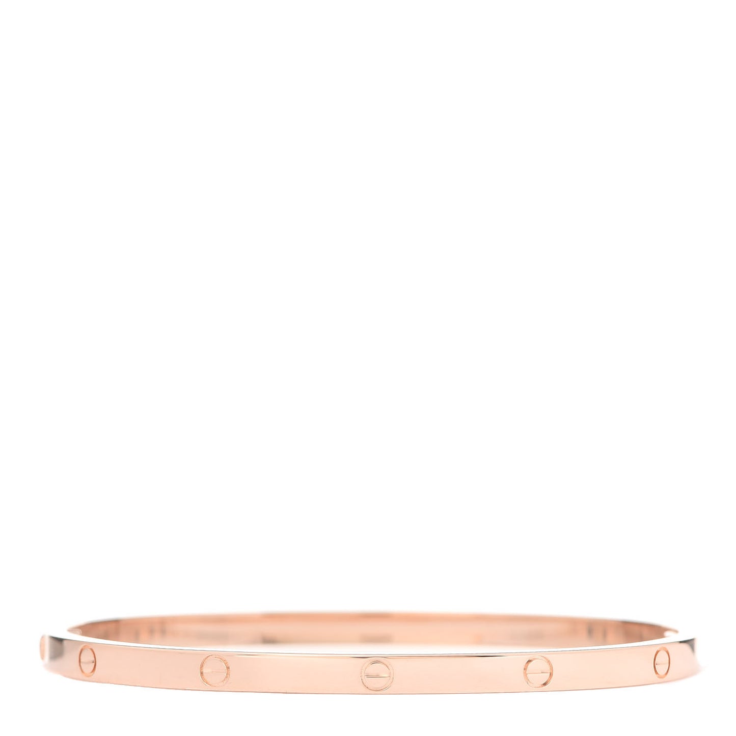 18K Pink Gold Small LOVE Bracelet 17