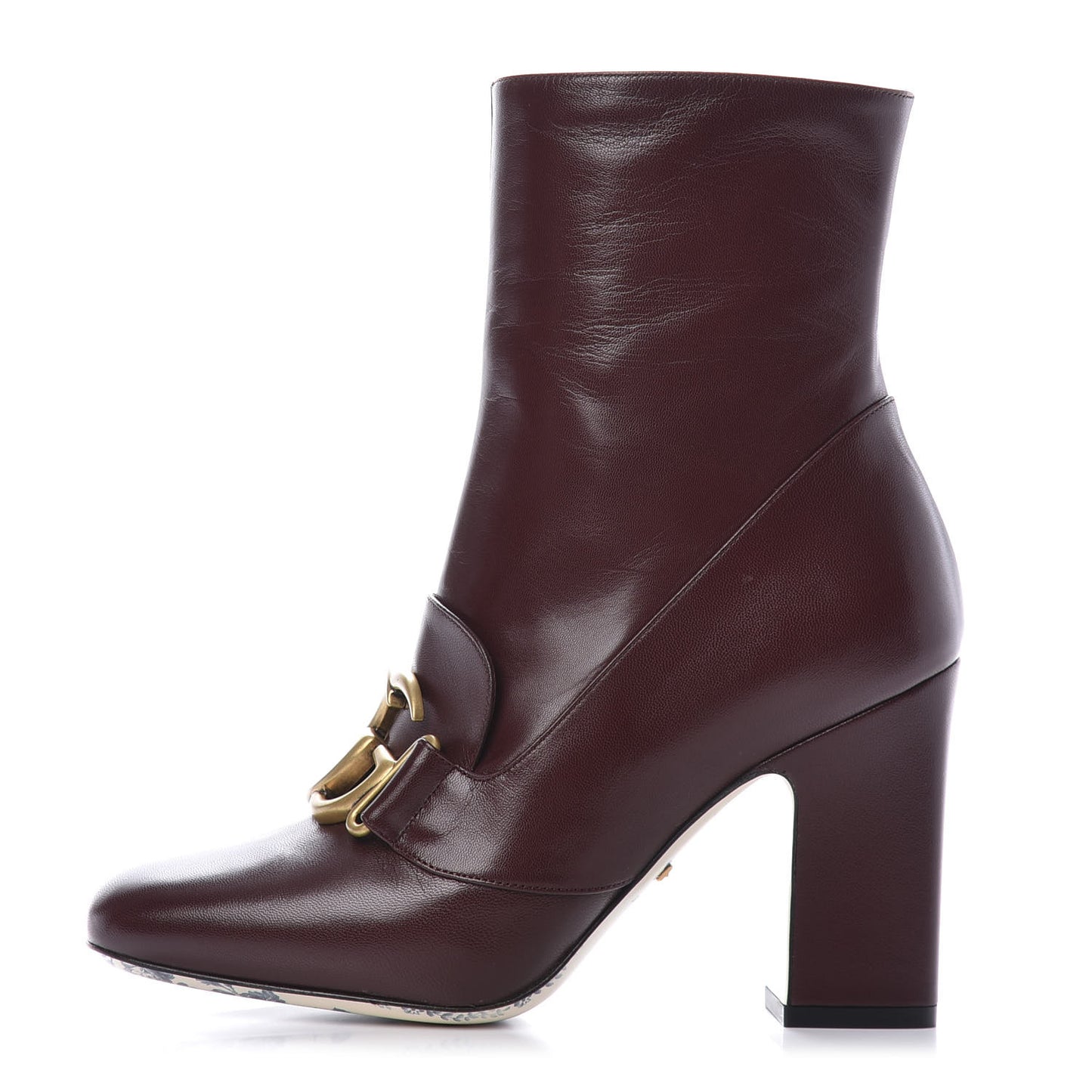 Malaga Kid GG Victoire 95mm Ankle Boots 36 Vintage Bordeaux