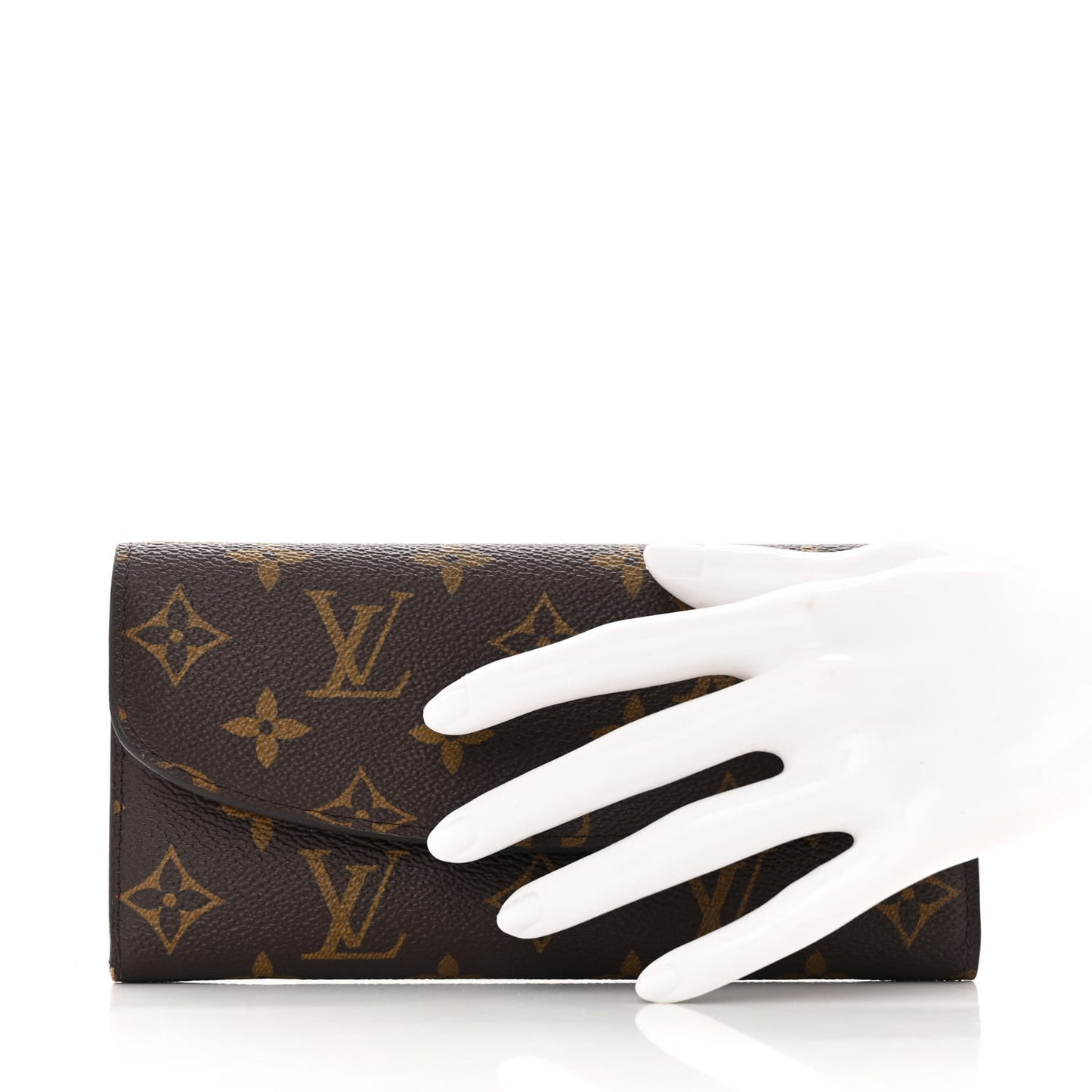 Monogram Emilie Wallet Rose Ballerine