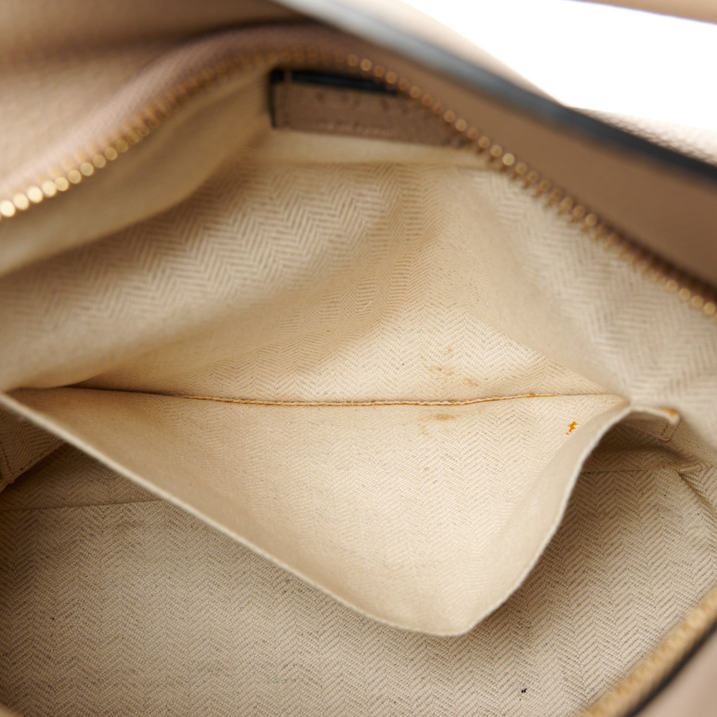 Grained Calfskin Small Puzzle Bag Sand