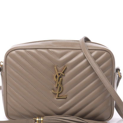 Saint Laurent Calfskin Matelasse Monogram Lou Camera Bag Dusty Grey 10 of 14