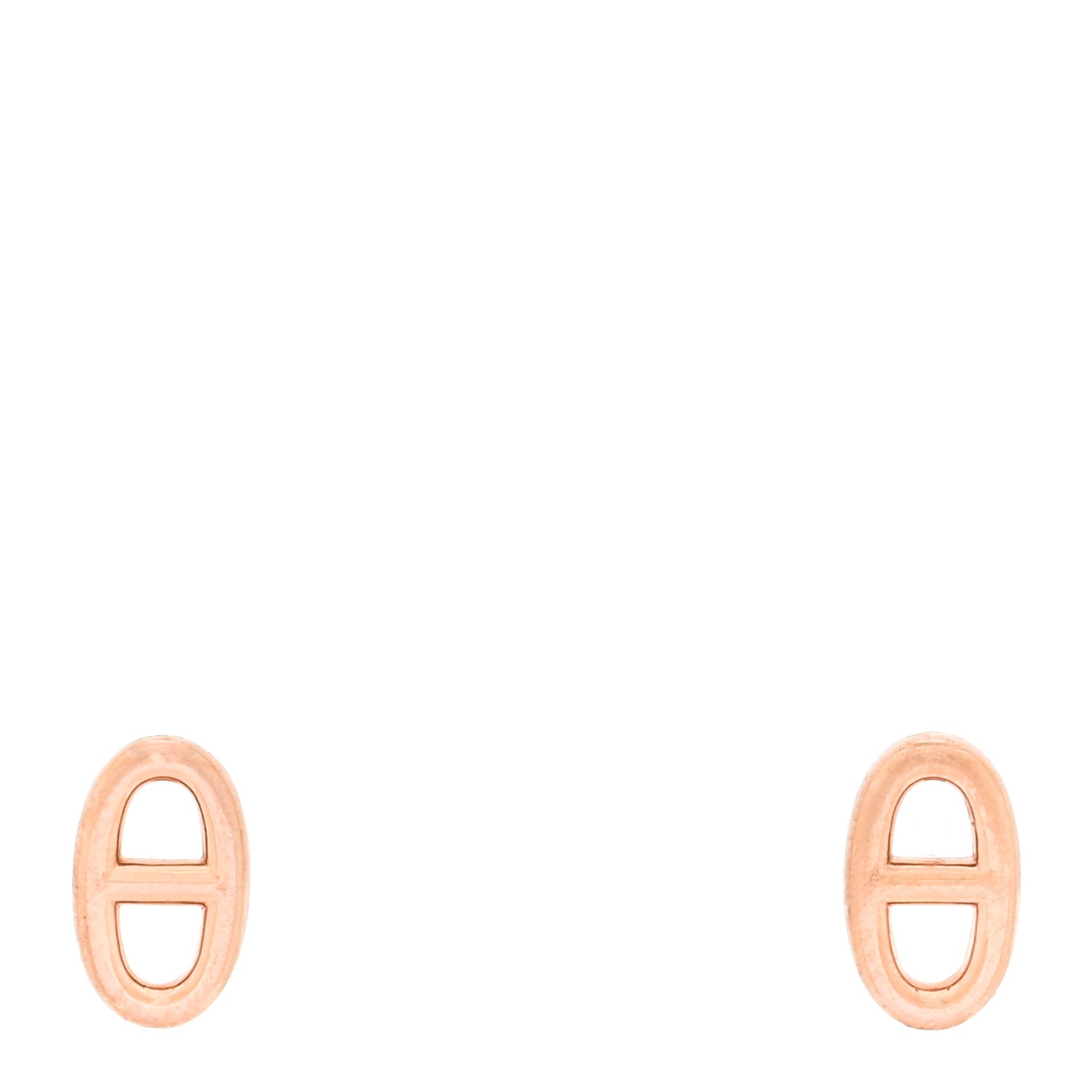 Hermes 18K Rose Gold TPM Farandole Stud Earrings 1 of 6