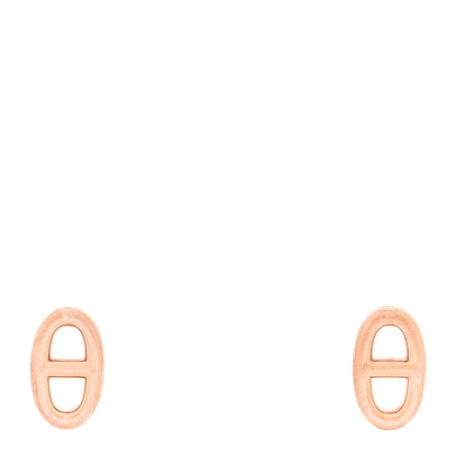 Hermes 18K Rose Gold TPM Farandole Stud Earrings 1 of 6