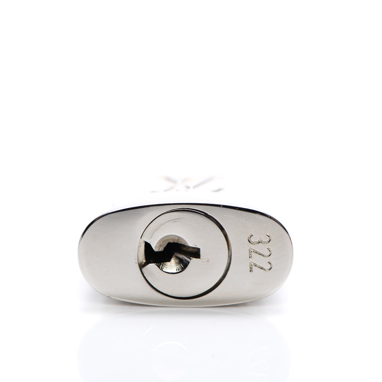 Polished Silver Lock and Key Set
