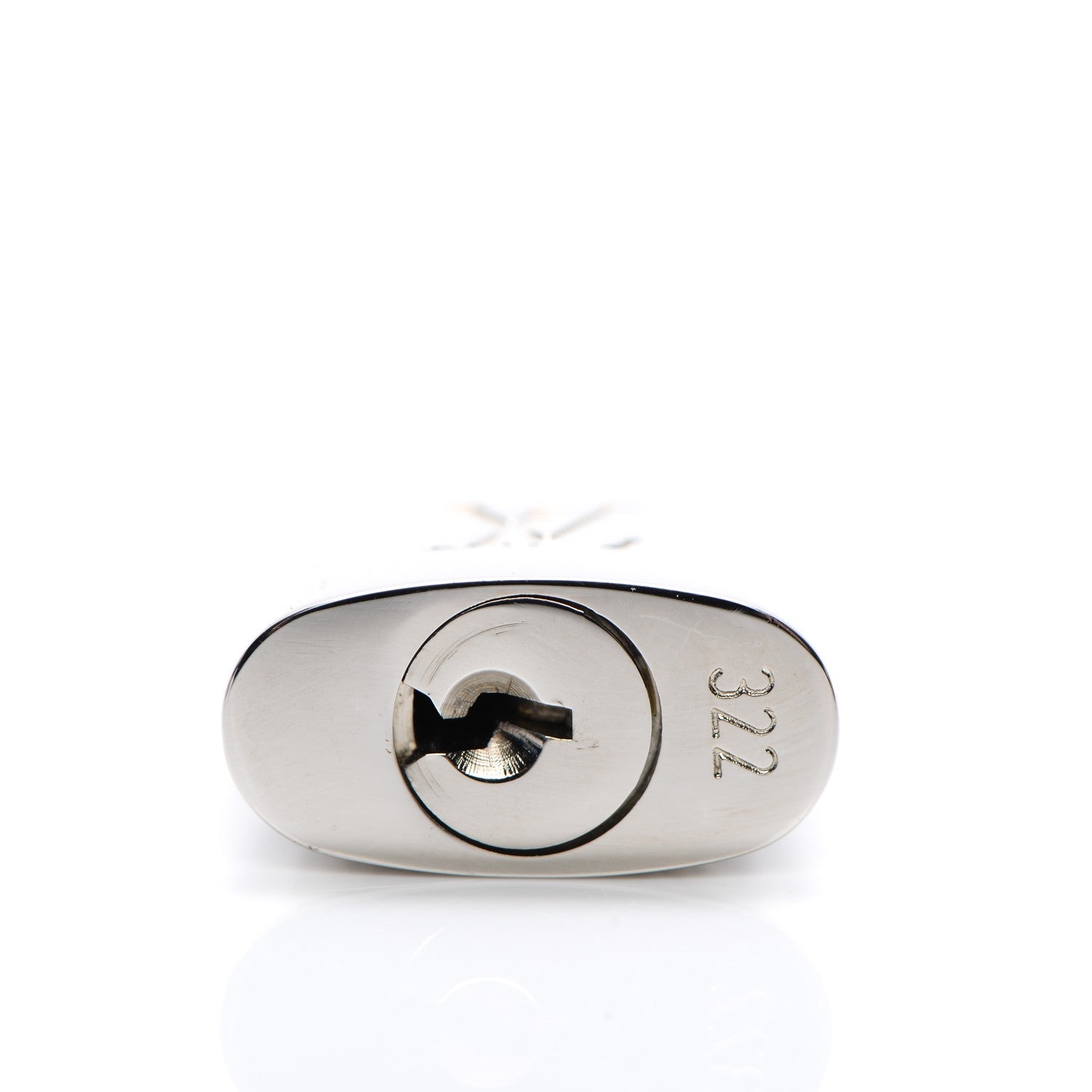 Louis Vuitton Polished Silver Lock and Key Set 2 of 3