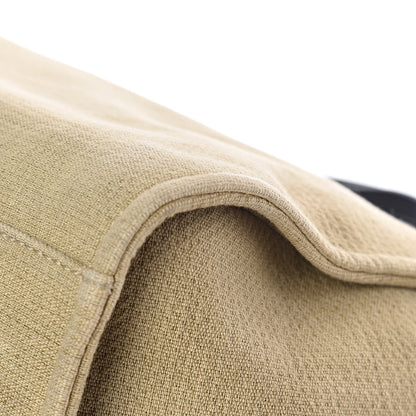 Chanel Canvas Large Deauville Tote Beige Black 11 of 11