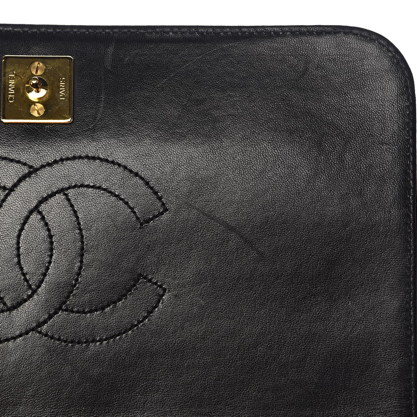 Lambskin Quilted Small Single Flap Bag Black