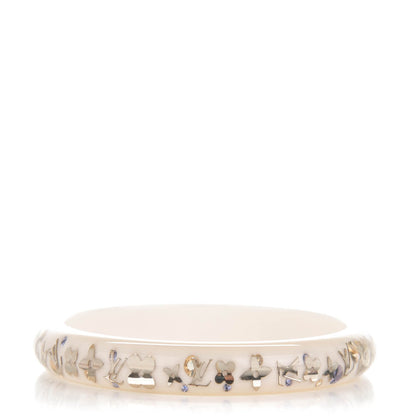 Louis Vuitton Resin Swarovski Small Inclusion Bracelet PM White 1 of 4