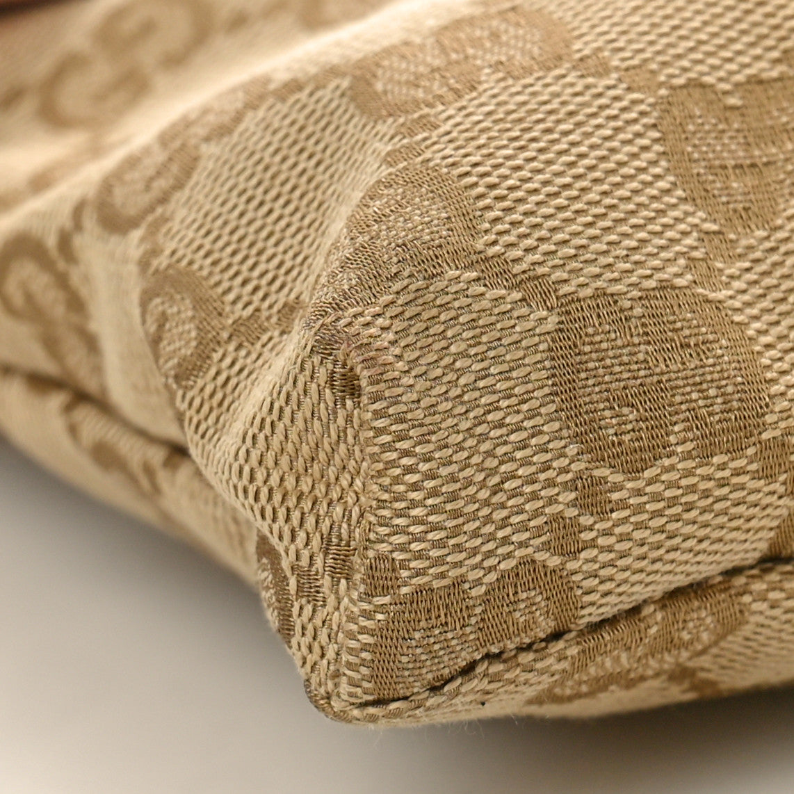 Gucci GG Monogram Web Double Pocket Belt Bag Pink 10 of 11