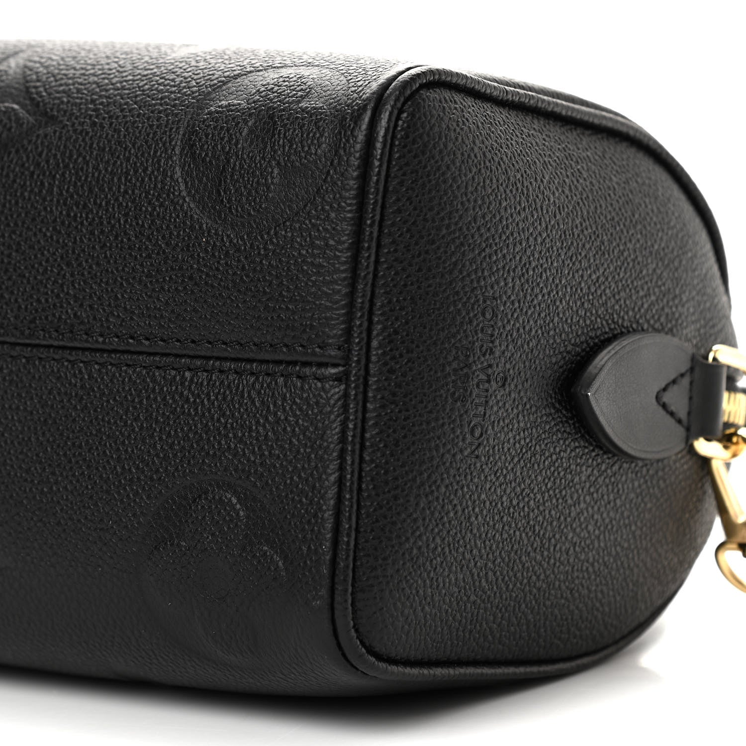 Louis Vuitton Empreinte Monogram Giant Speedy Bandouliere 20 Black 9 of 10