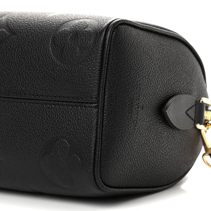 Louis Vuitton Empreinte Monogram Giant Speedy Bandouliere 20 Black 9 of 10