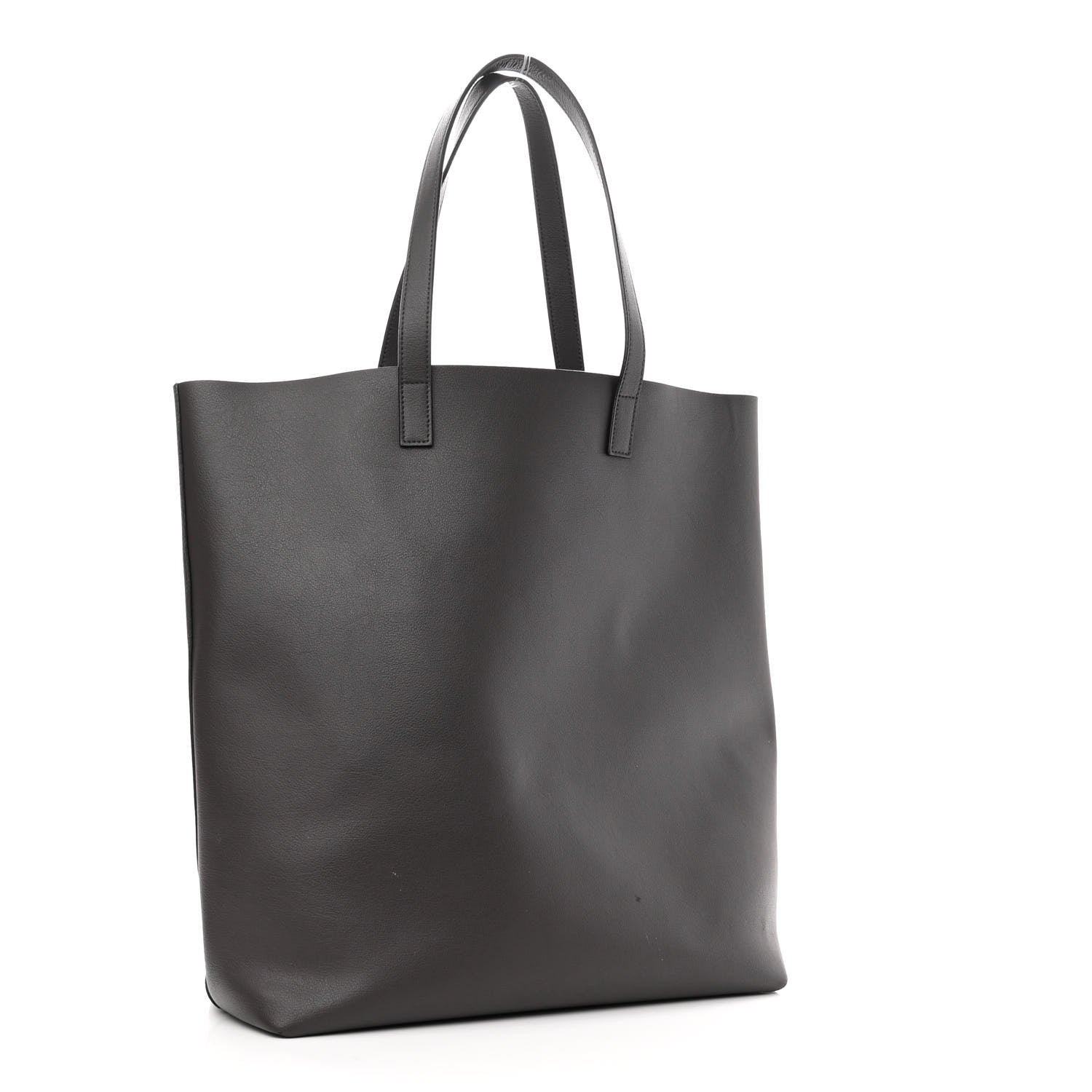 Saint Laurent Calfskin Medium Shopping Tote Fog 3 of 12