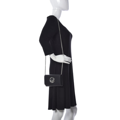 Fendi Vitello Cruise F is Fendi Wallet on Chain Black 2 of 12