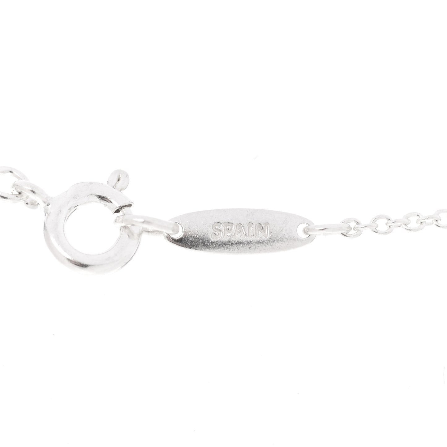 Sterling Silver 11mm Elsa Peretti Open Heart Pendant Necklace