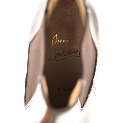 Christian Louboutin Calfskin Bang Bang 100 Eden Ankle Boots 37 Brown 7 of 7