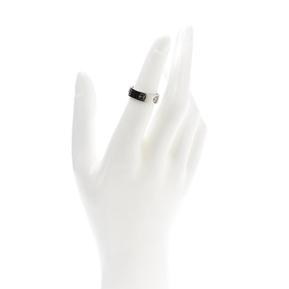 Cartier 18K White Gold 5.5mm LOVE Ring 51 5.75 2 of 5