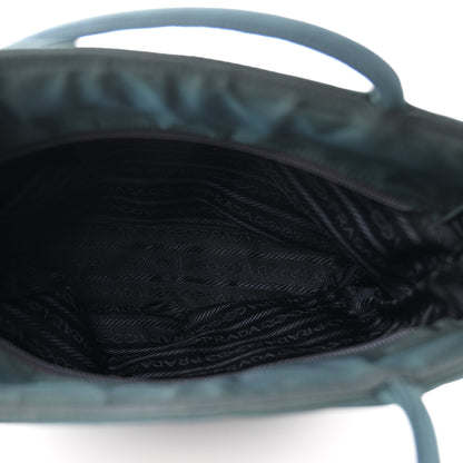 Prada Tessuto Nylon Tote Blue 5 of 10