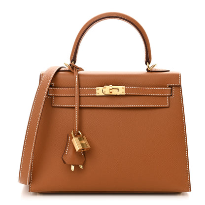 Hermes Epsom Kelly Sellier 25 Gold 1 of 11