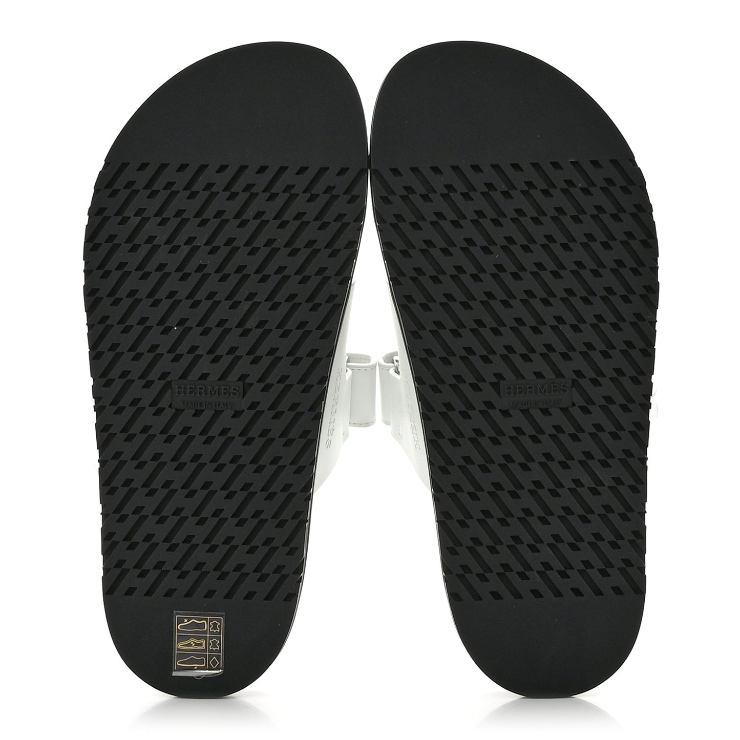 Calfskin Womens Chypre Sandals 37.5 White