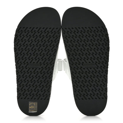 Hermes Calfskin Womens Chypre Sandals 37.5 White 5 of 9