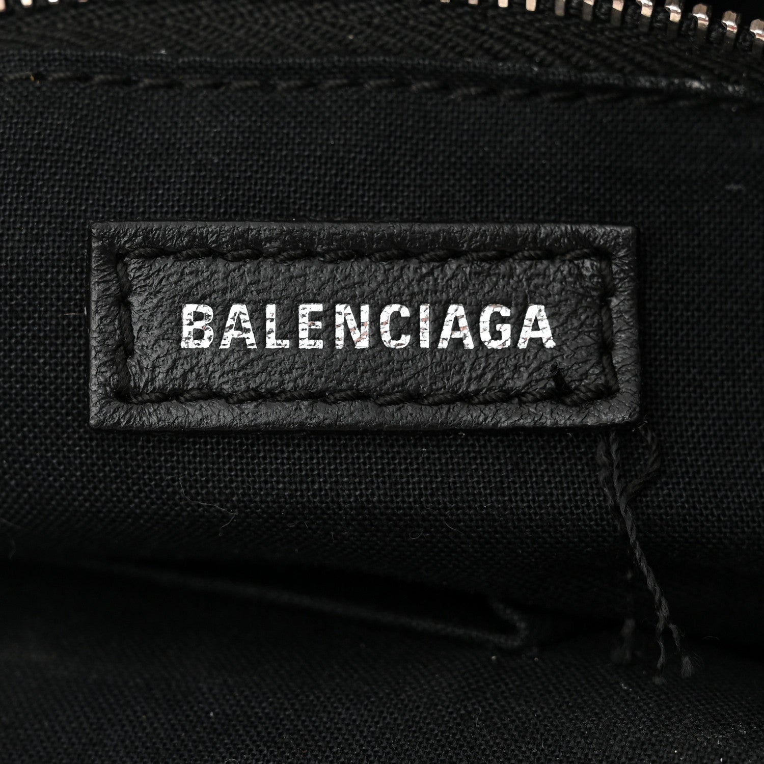 Balenciaga Matte Supple Lambskin Crocodile Embossed Classic Silver Hardware S City White 6 of 15