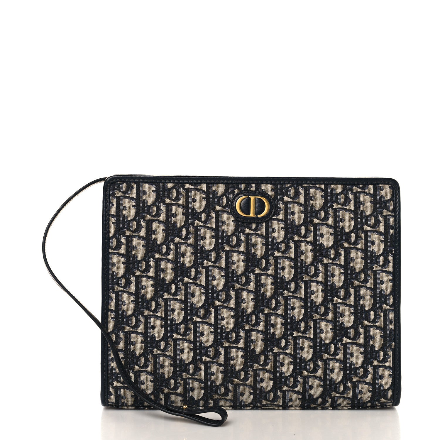 Christian Dior Oblique 30 Montaigne Pouch Blue 5 of 22