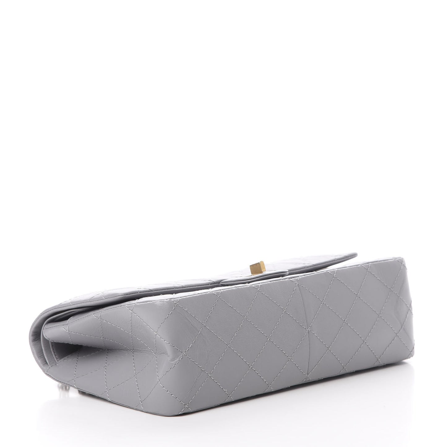 Aged Calfskin Quilted 2.55 Reissue 226 Flap Grey
