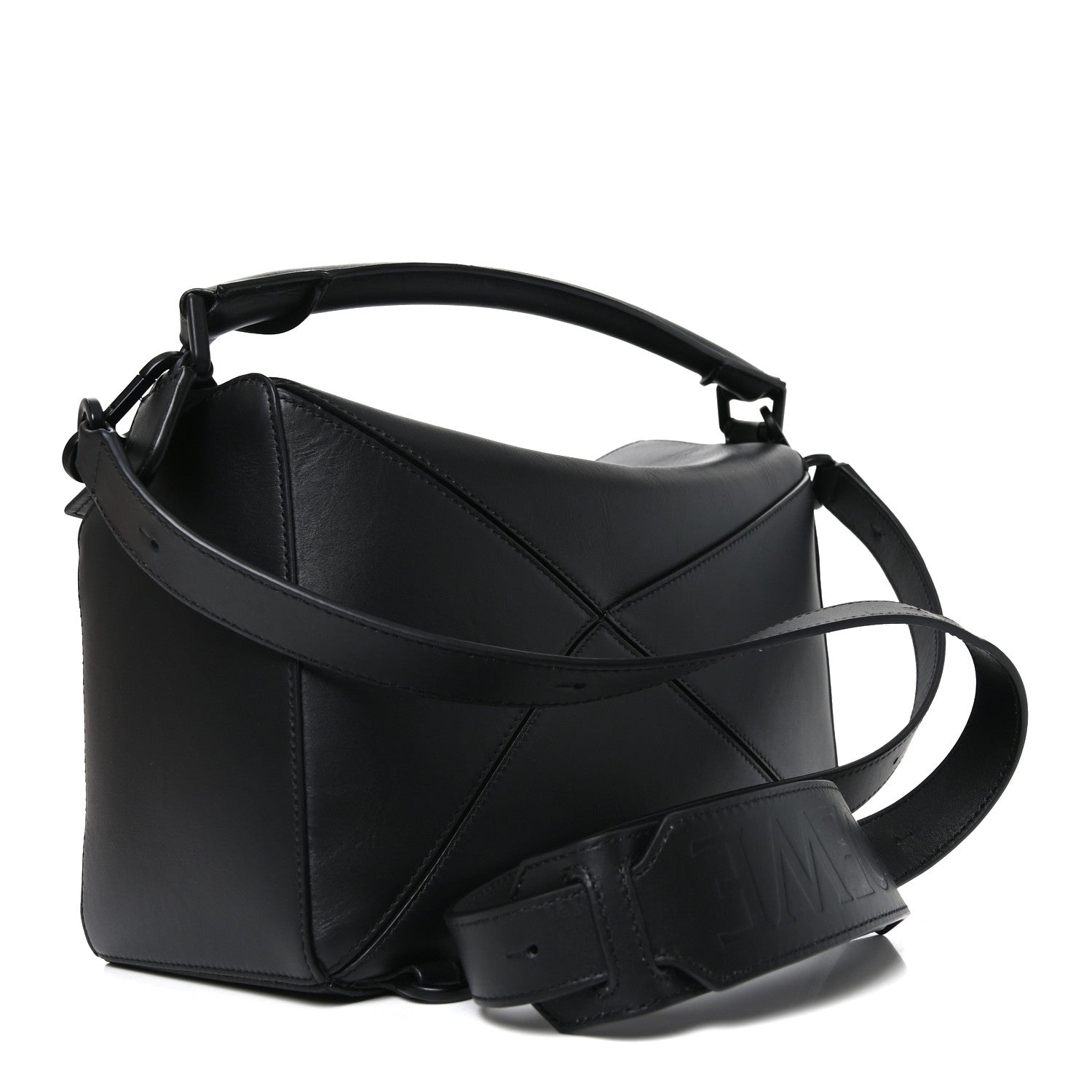 Loewe Calfskin Medium Puzzle Bag Black 3 of 9