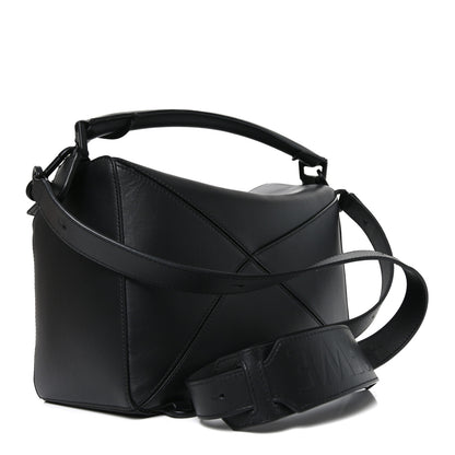 Loewe Calfskin Medium Puzzle Bag Black 3 of 9
