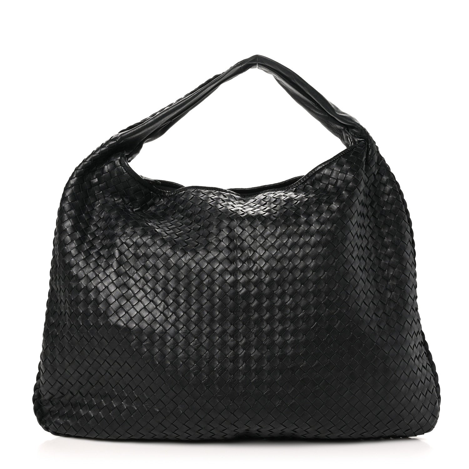 Bottega Veneta Nappa Intrecciato Maxi Veneta Hobo Black 1 of 10
