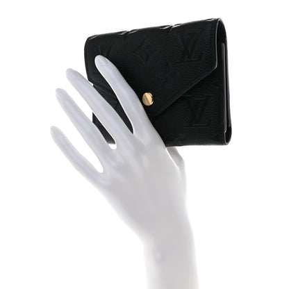 Louis Vuitton Empreinte Victorine Wallet Black 2 of 7