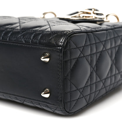 Christian Dior Lambskin Cannage Small My ABCDior Lady Dior Black 9 of 11