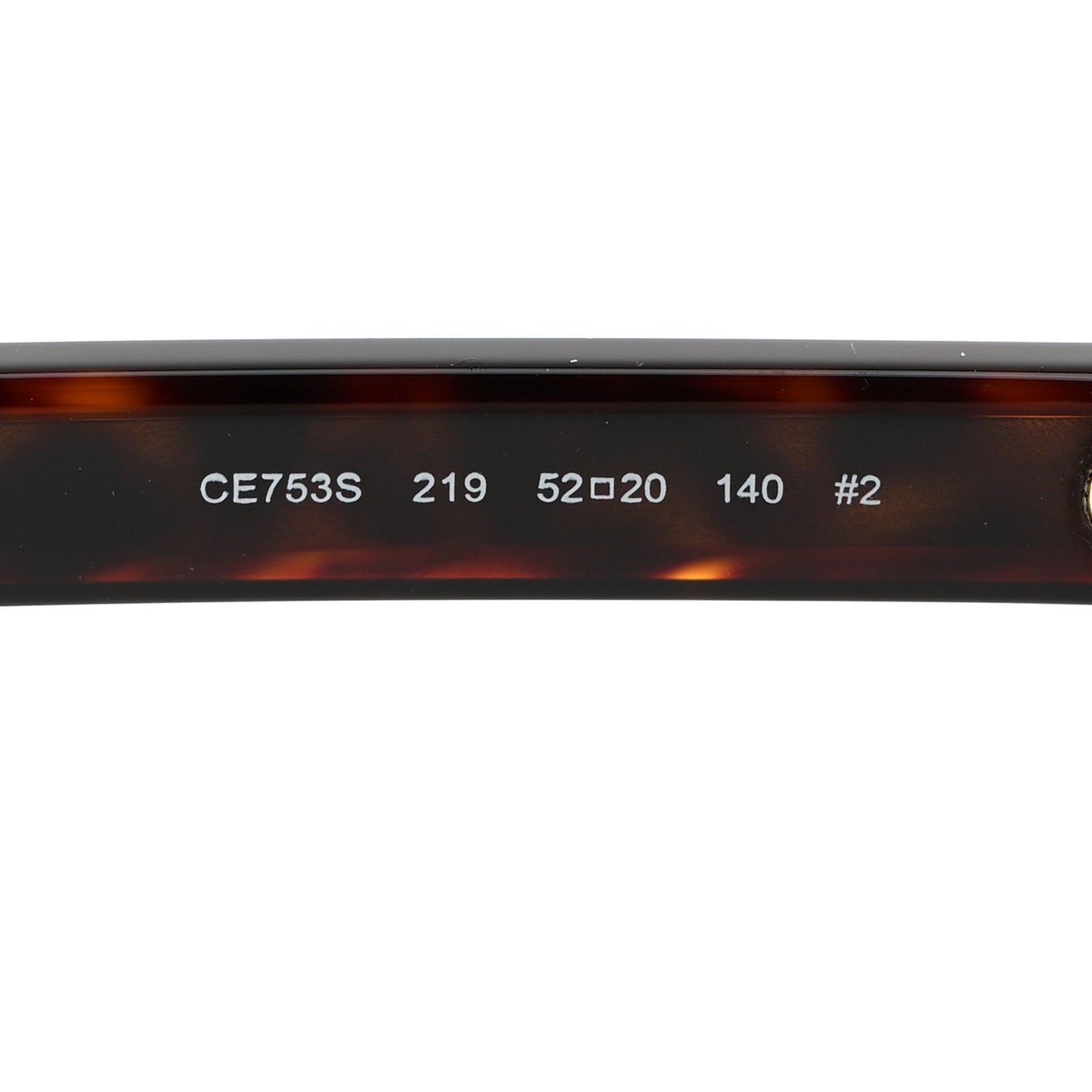 Oversized Round Sunglasses CE753S Tortoise