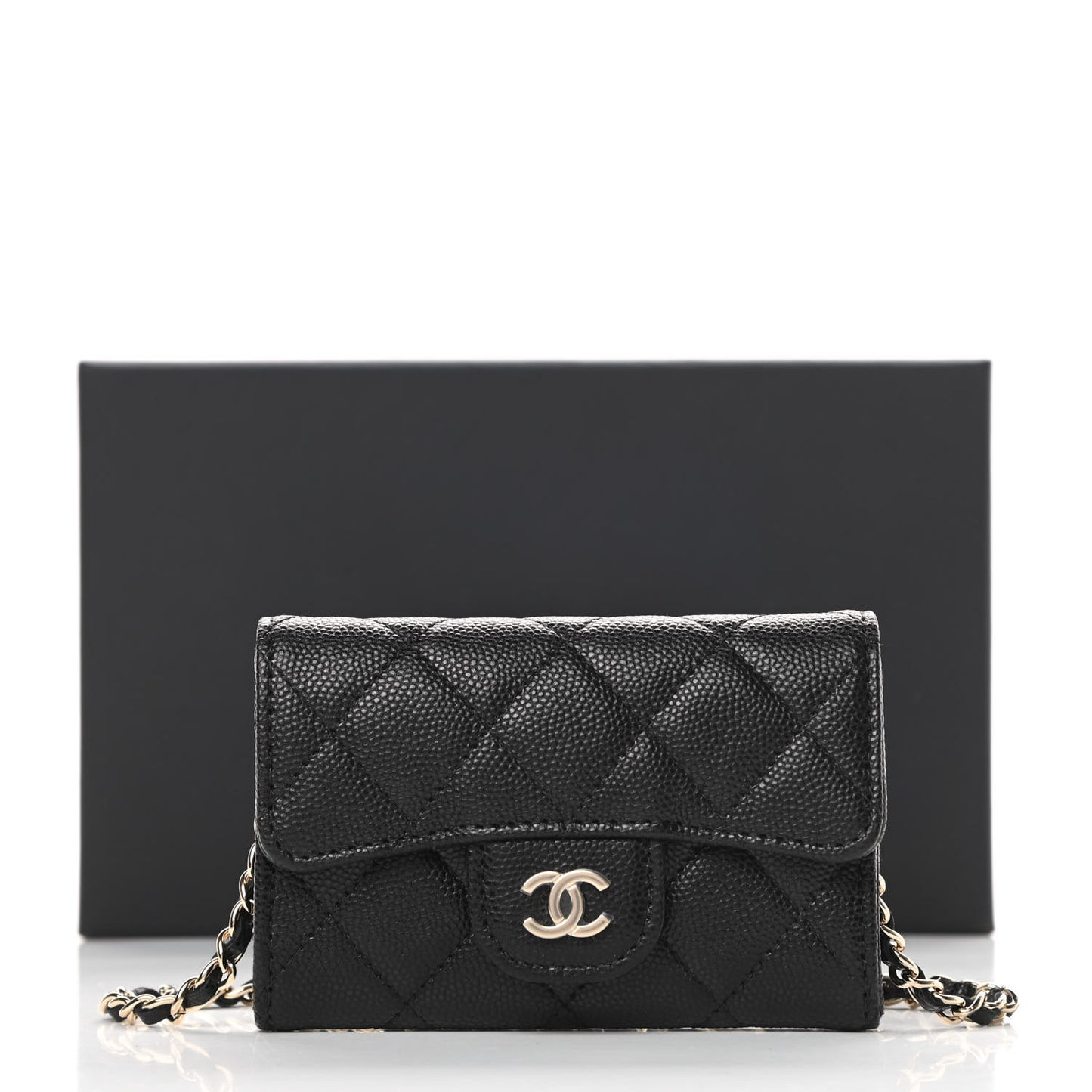 Caviar Quilted Belt Bag Black