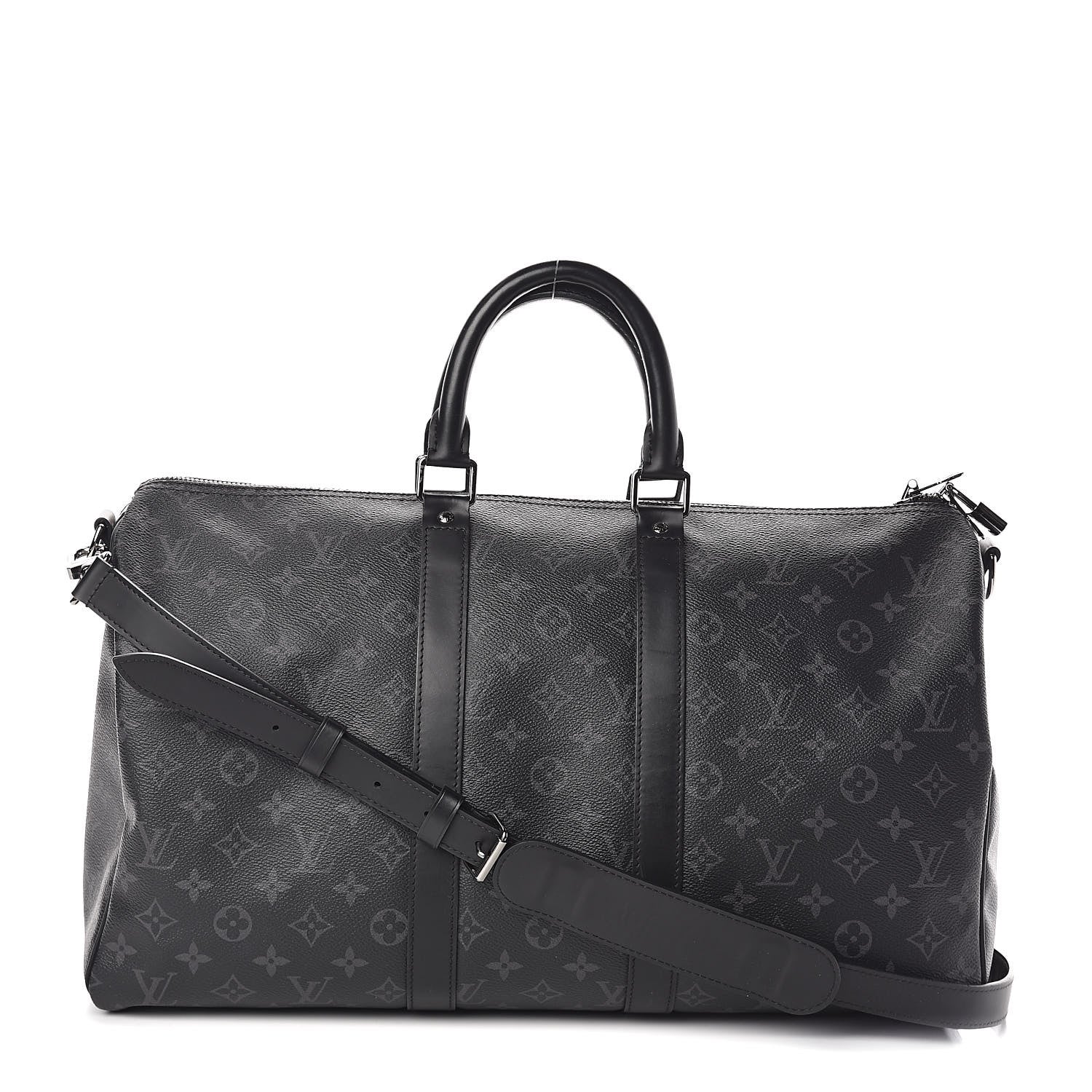 Louis Vuitton Monogram Eclipse Keepall Bandouliere 45 1 of 10
