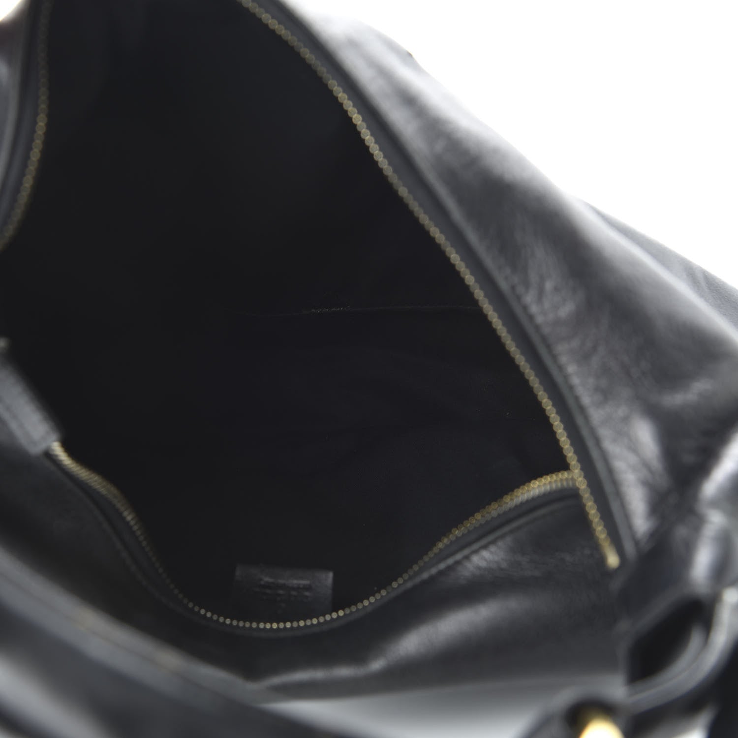 Gucci Calfskin Medium Horsebit Chain Hobo Black 5 of 12