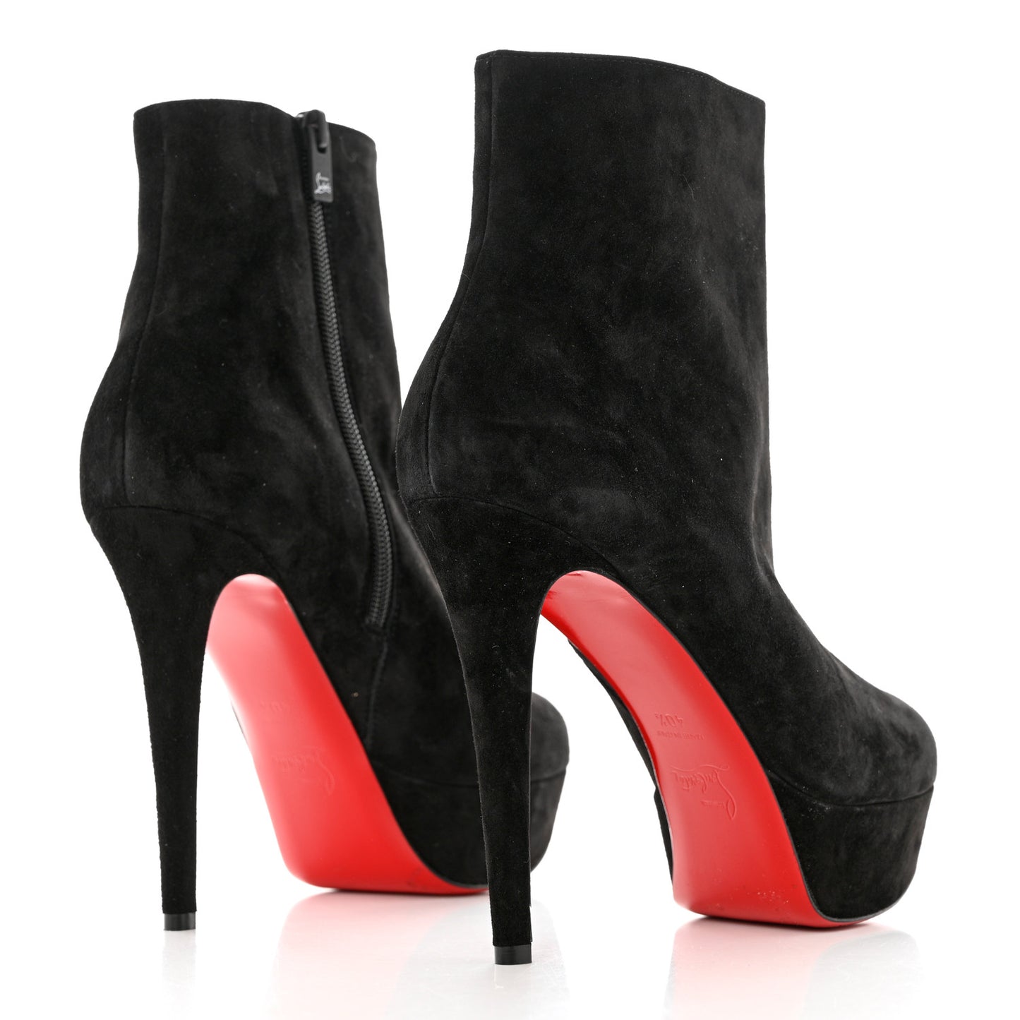Suede Daf Booty 160 Ankle Boots 40.5 Black